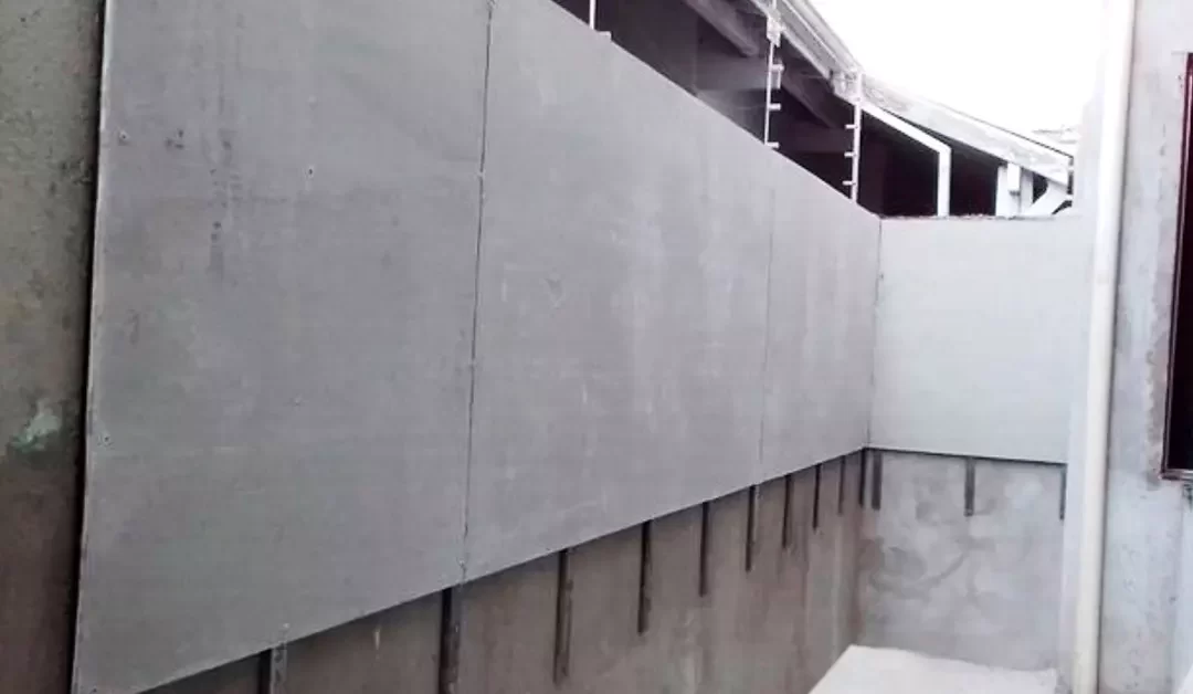 Placas cimentícias de drywall – resistentes à umidade